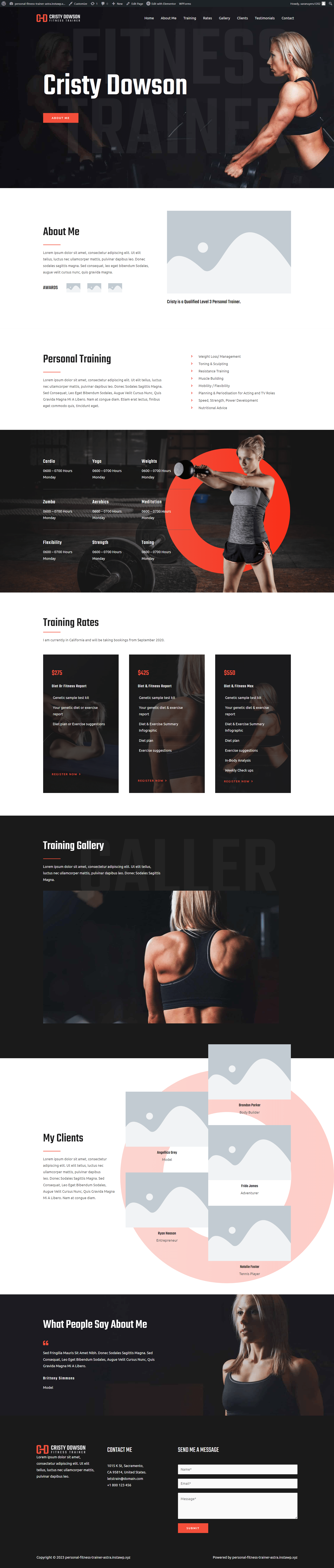 Personal Fitness Trainer screenshot