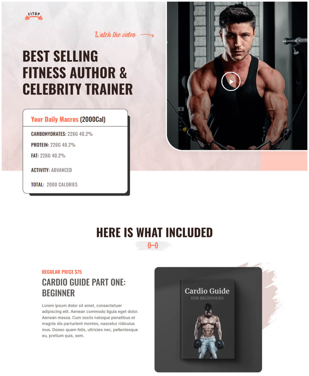 Fitness Instructor Funnel screenshot