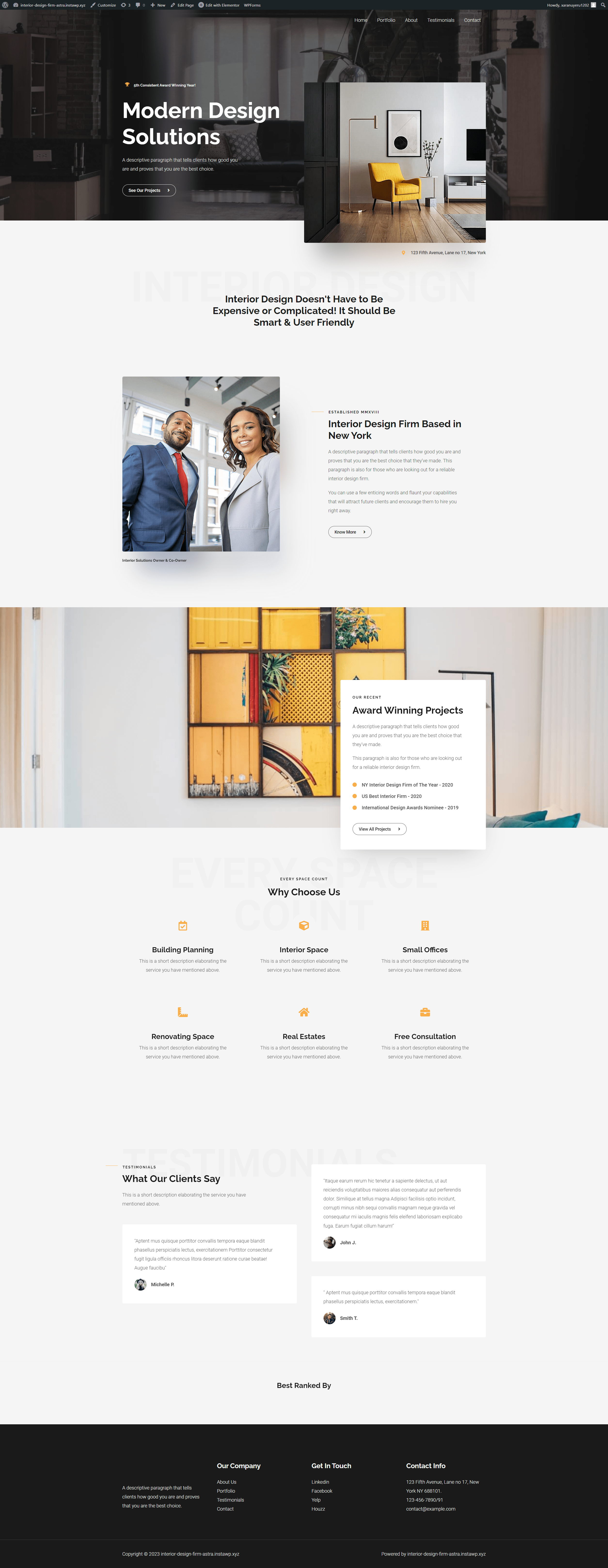 Interior Design Firms screenshot