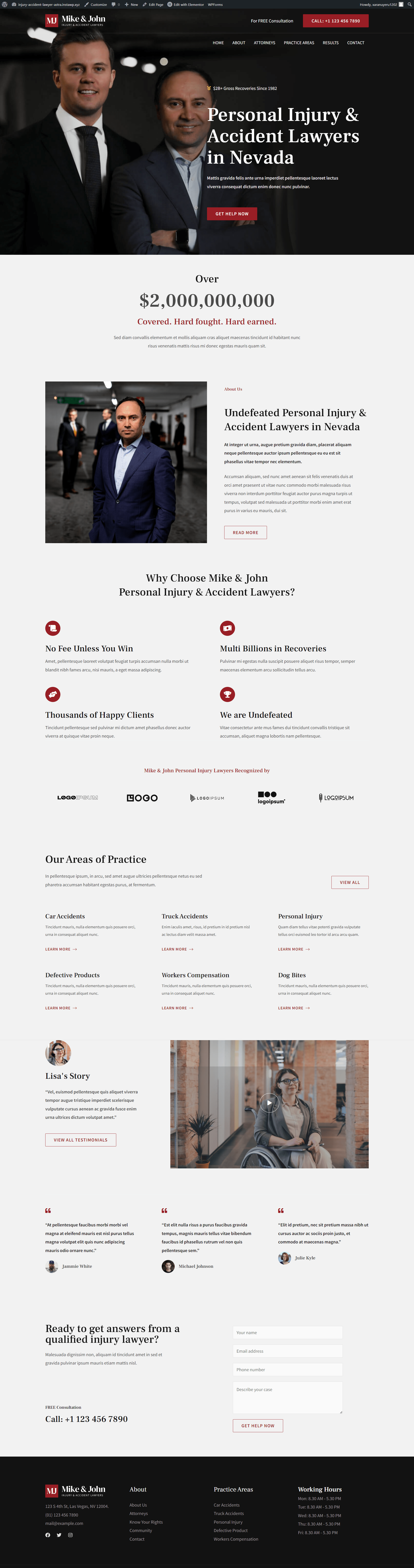 Injury and Accident Lawyer screenshot