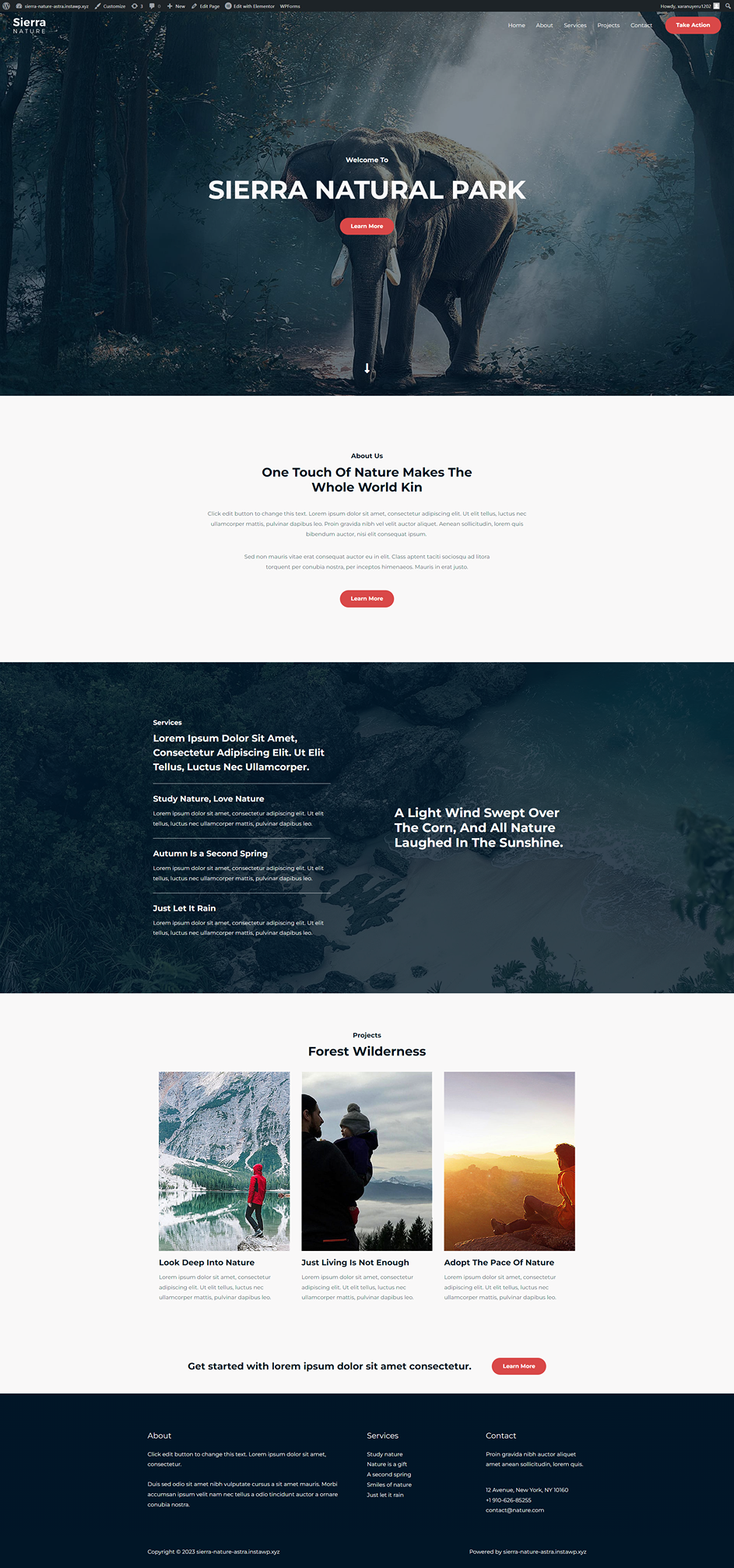 Sierra Nature by Astra screenshot