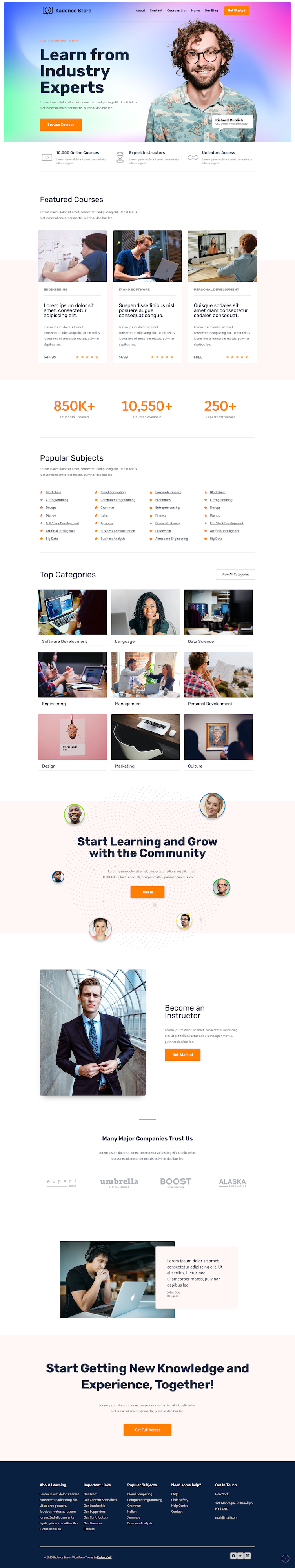Online Course screenshot