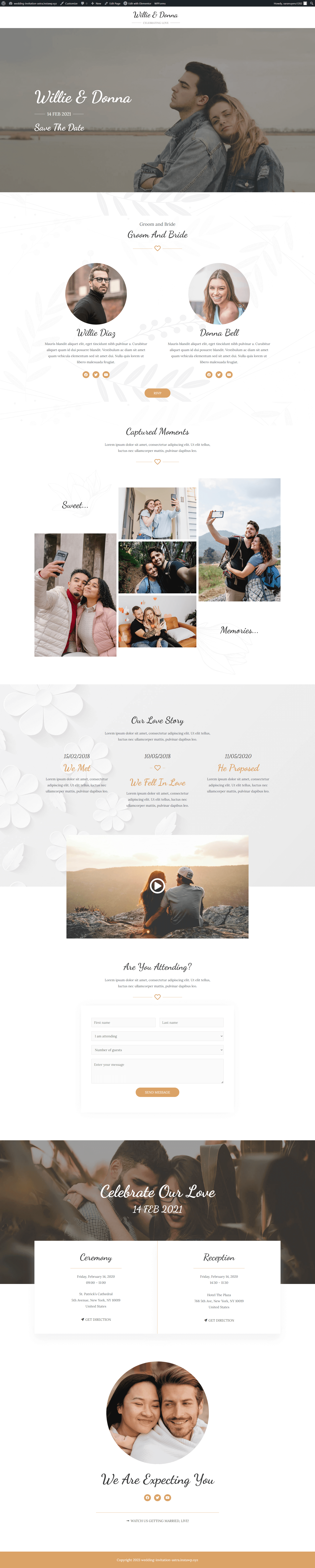 Wedding Invitation screenshot