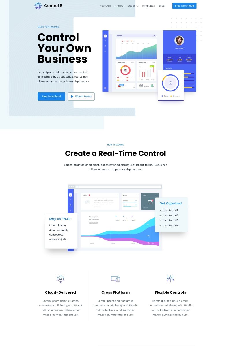 Control B screenshot