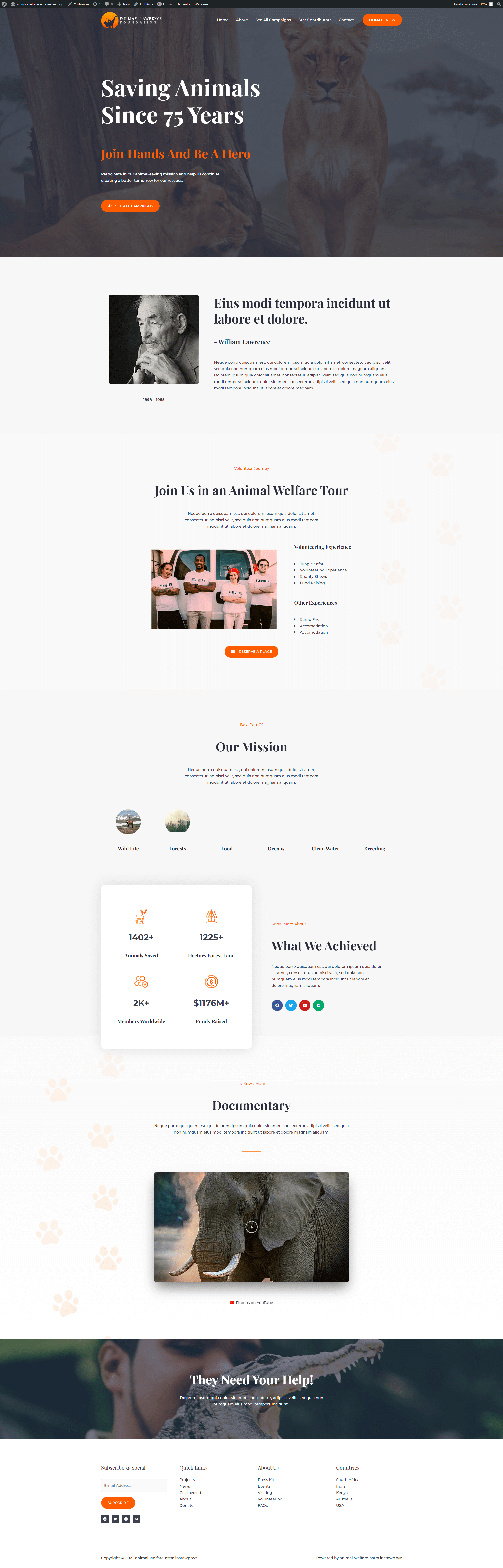 Animal Welfare screenshot