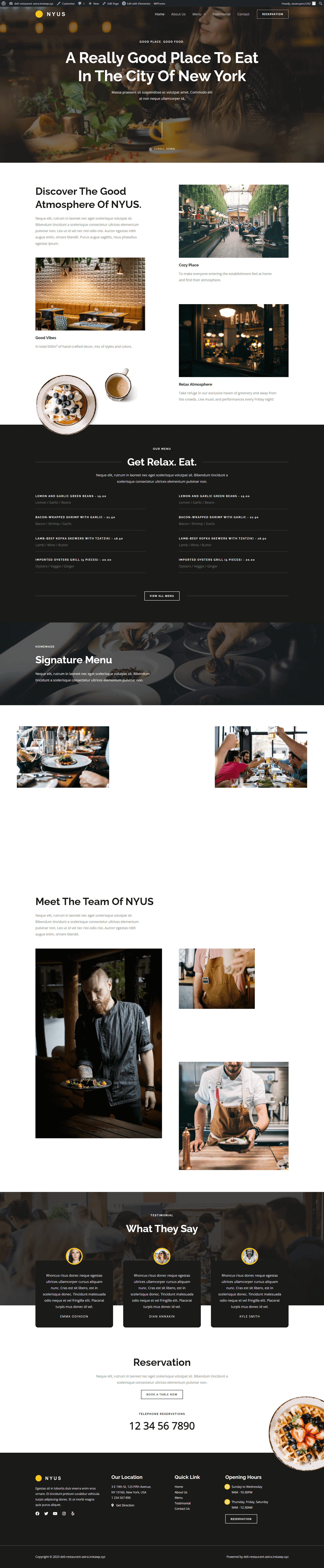 Deli Restaurant screenshot