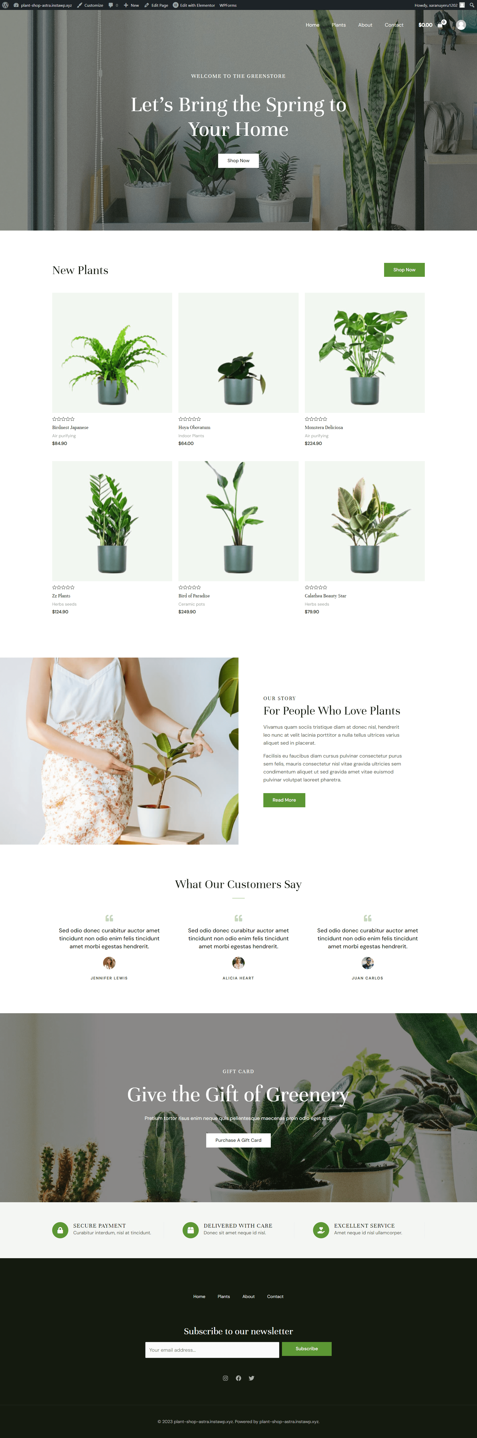 Plant Shop screenshot