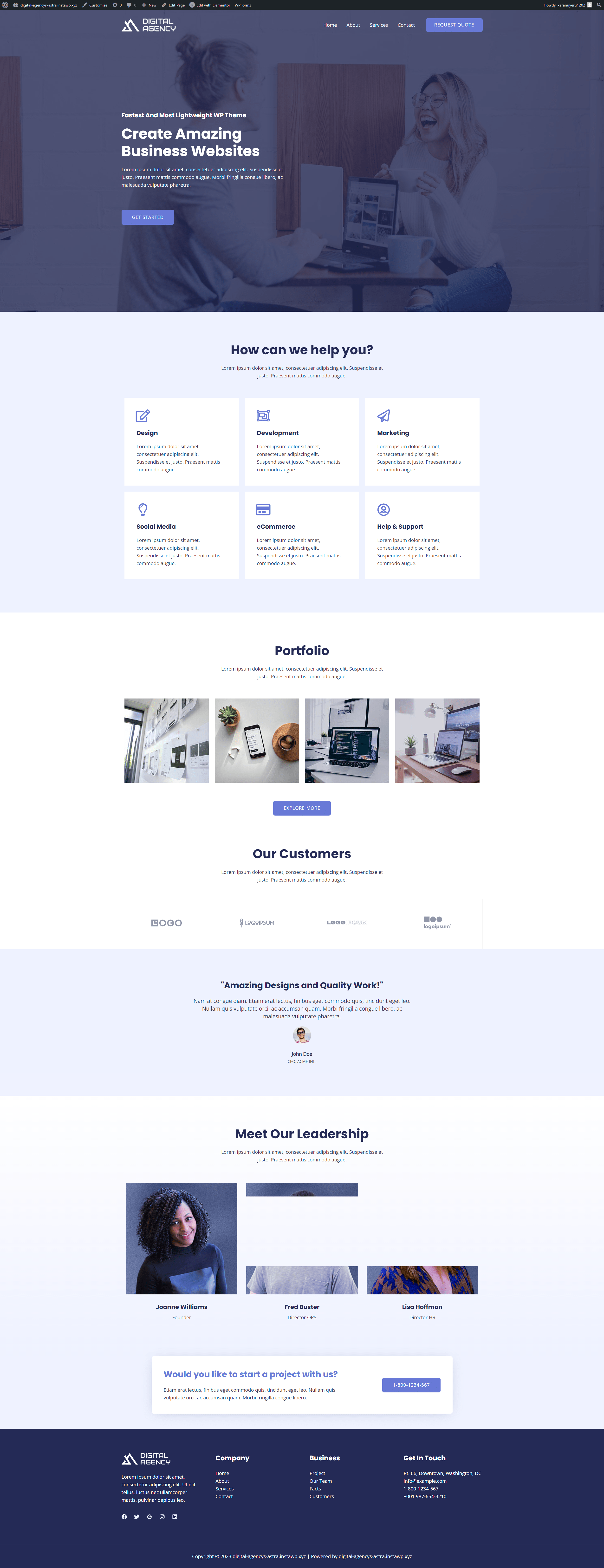 Digital Agencies screenshot