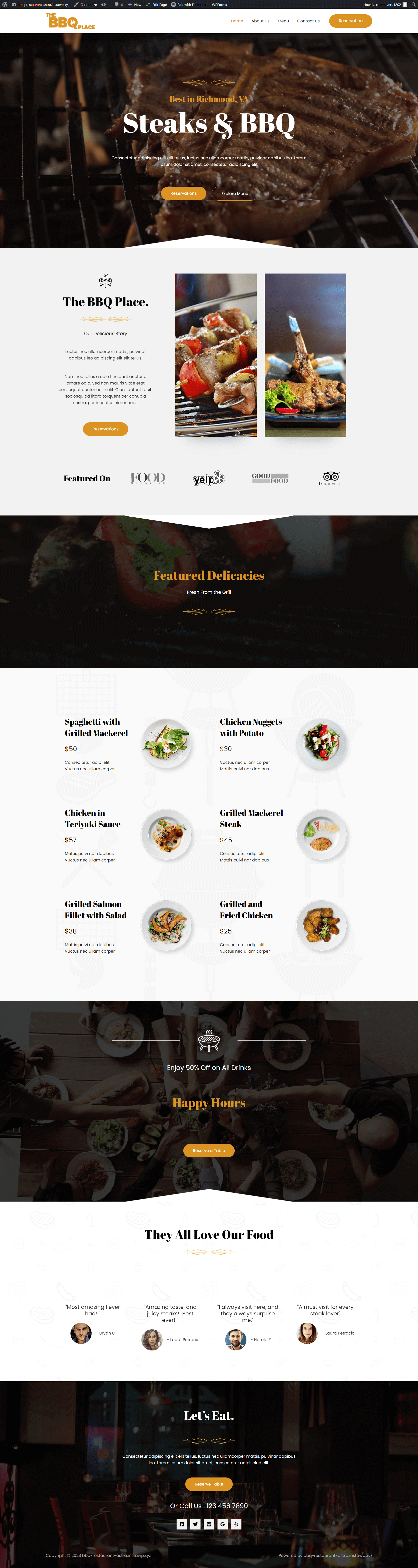BBQ Restaurant screenshot