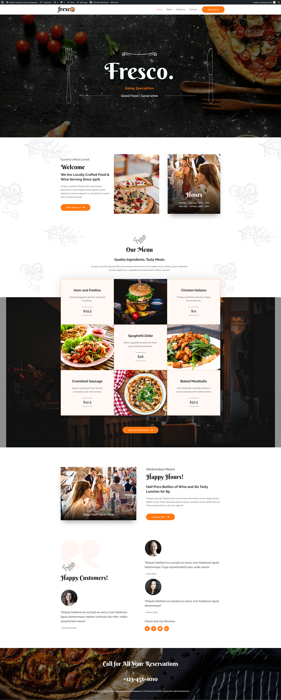 Italian Restaurant by Astra screenshot