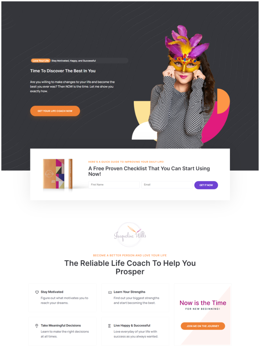 Life Coach Funnel screenshot