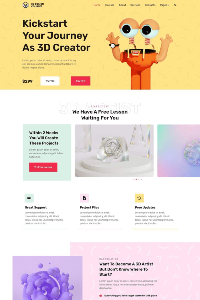 Design Course screenshot