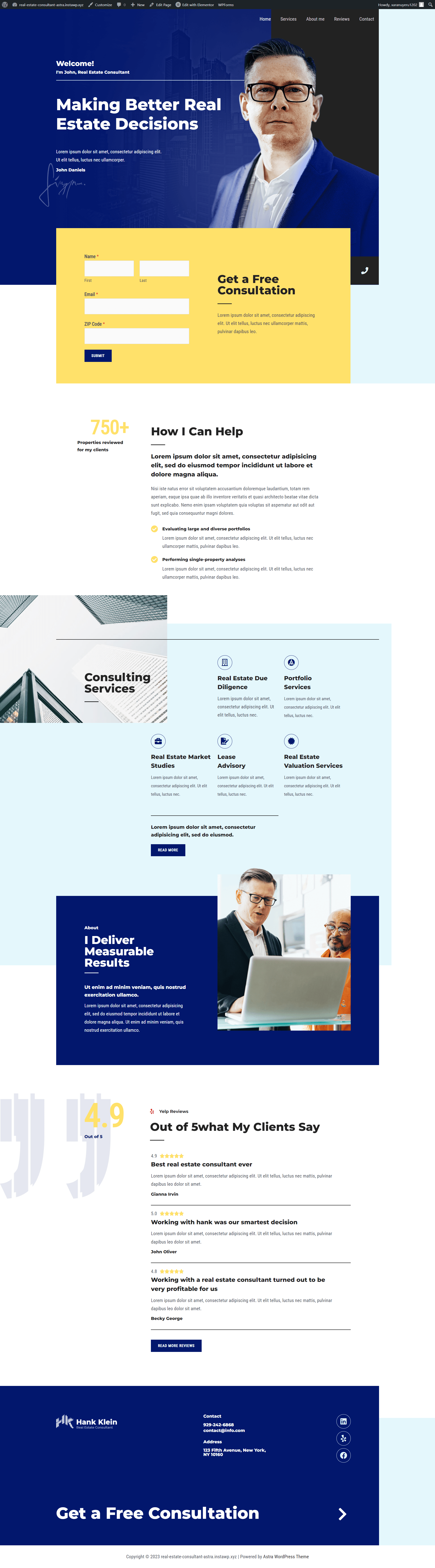 Real Estate Consultant screenshot