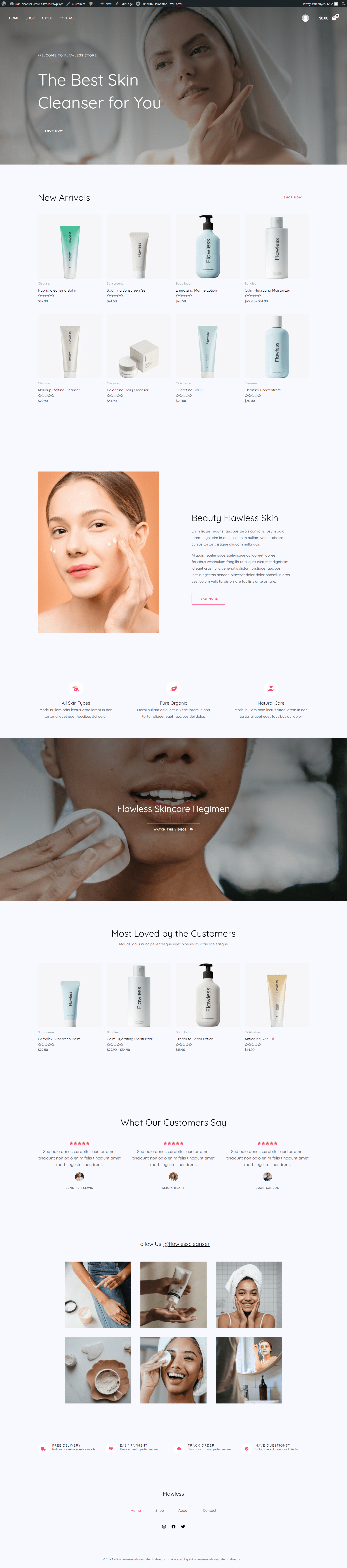 Skin Cleanser Store by Astra screenshot