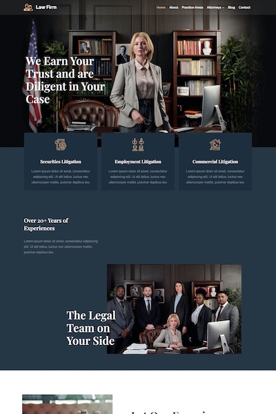 Law Firm screenshot