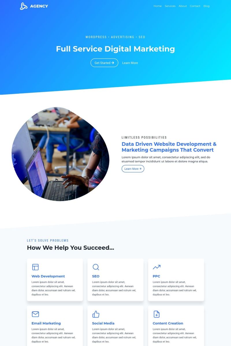 Web Agency 02 screenshot