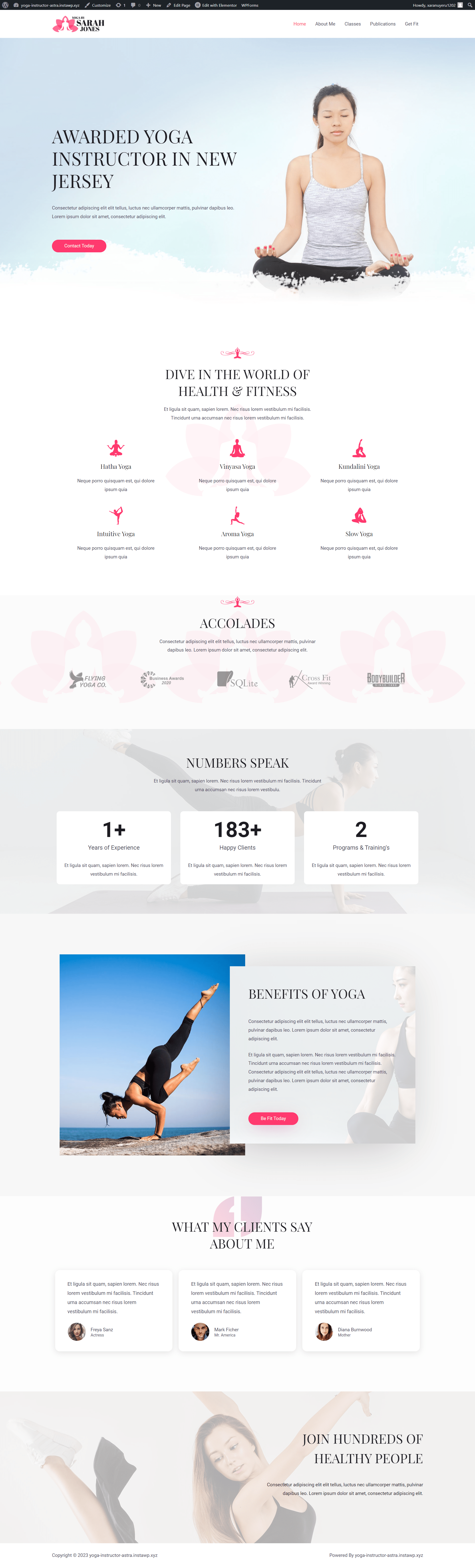 Yoga Instructor screenshot