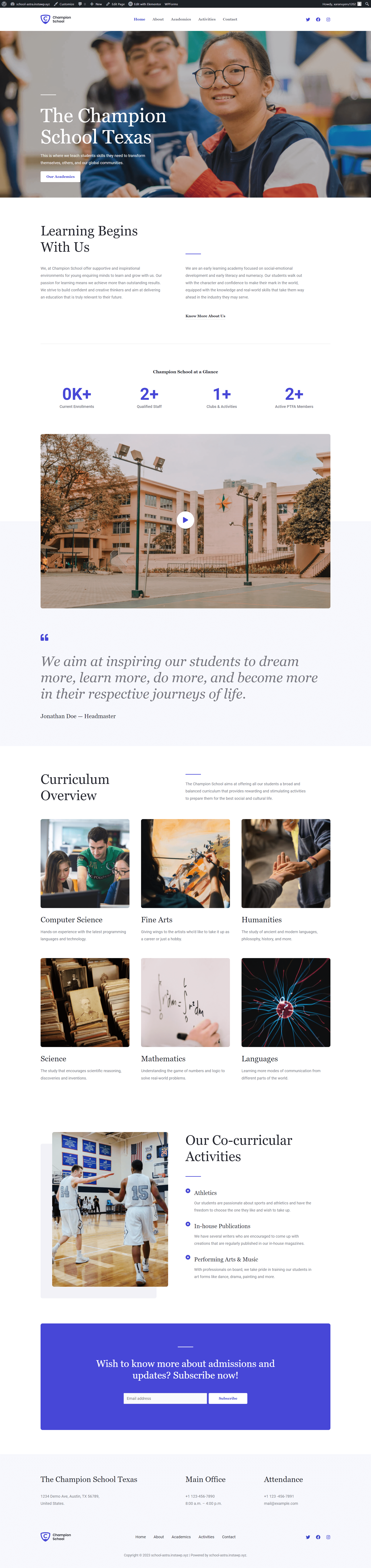 School screenshot