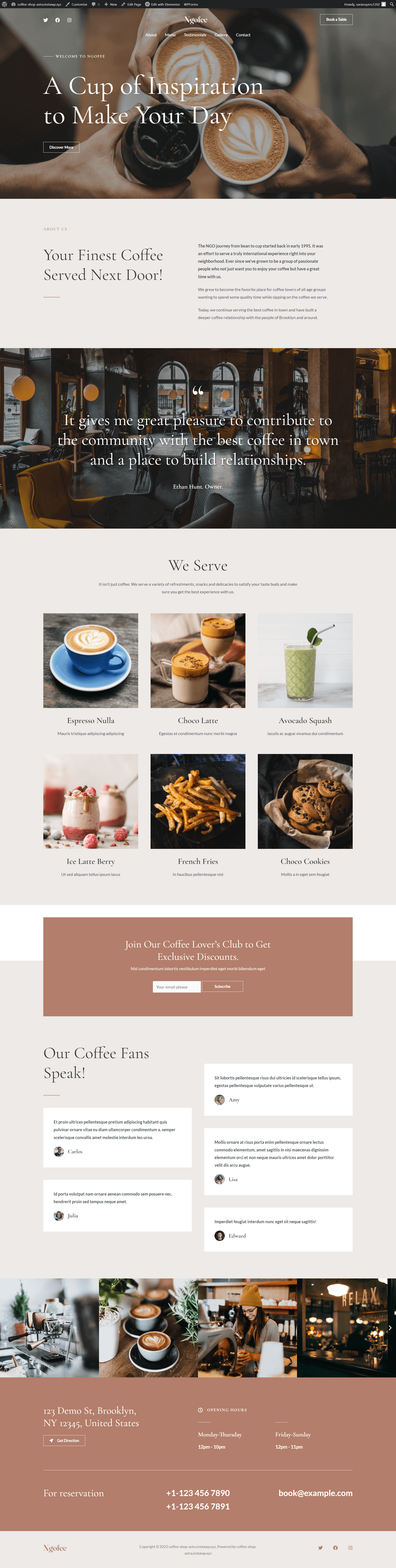Coffee Shop screenshot