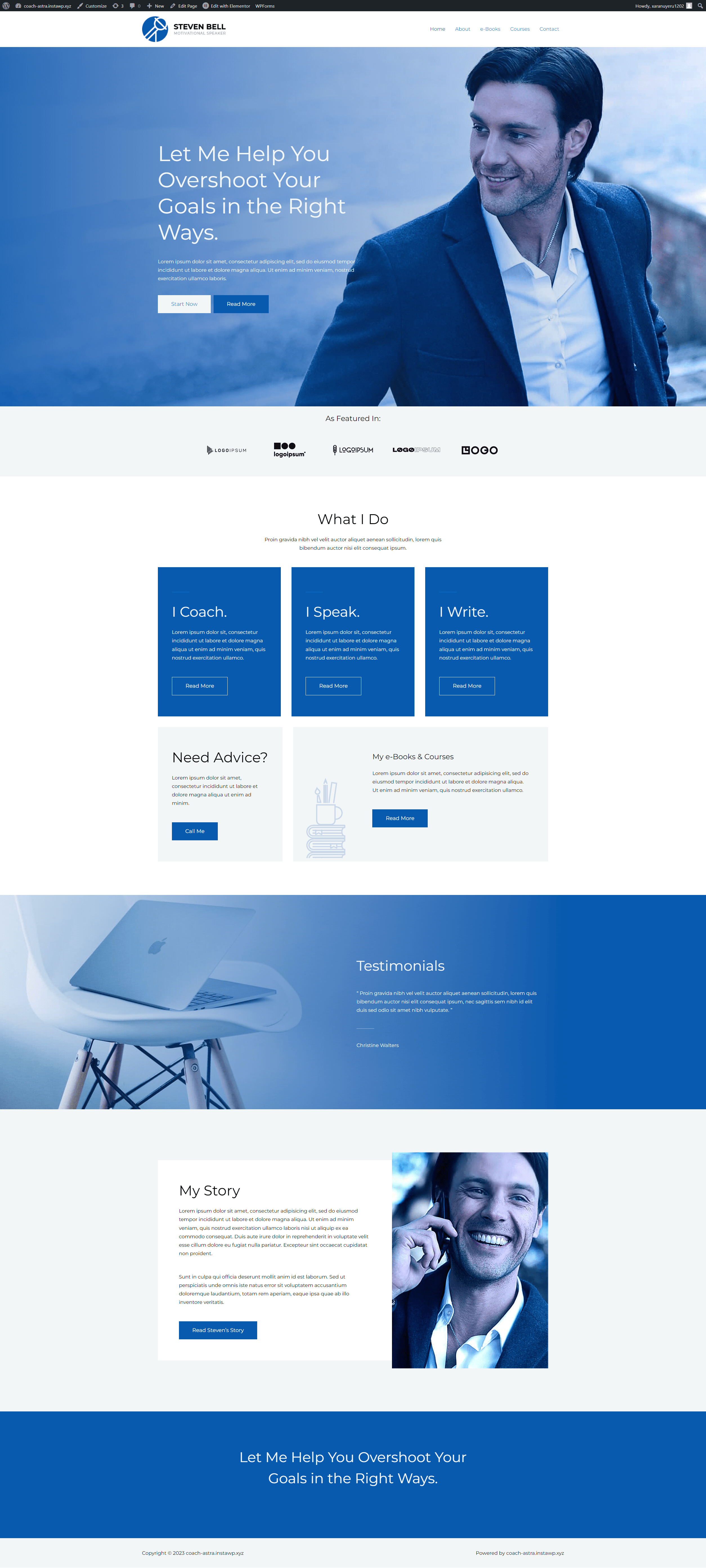 Coach by Astra screenshot
