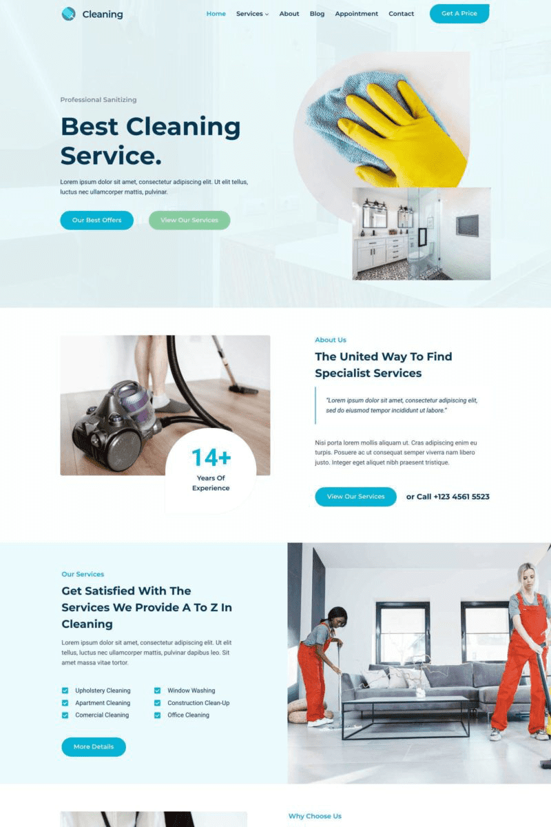 Cleaning Service screenshot