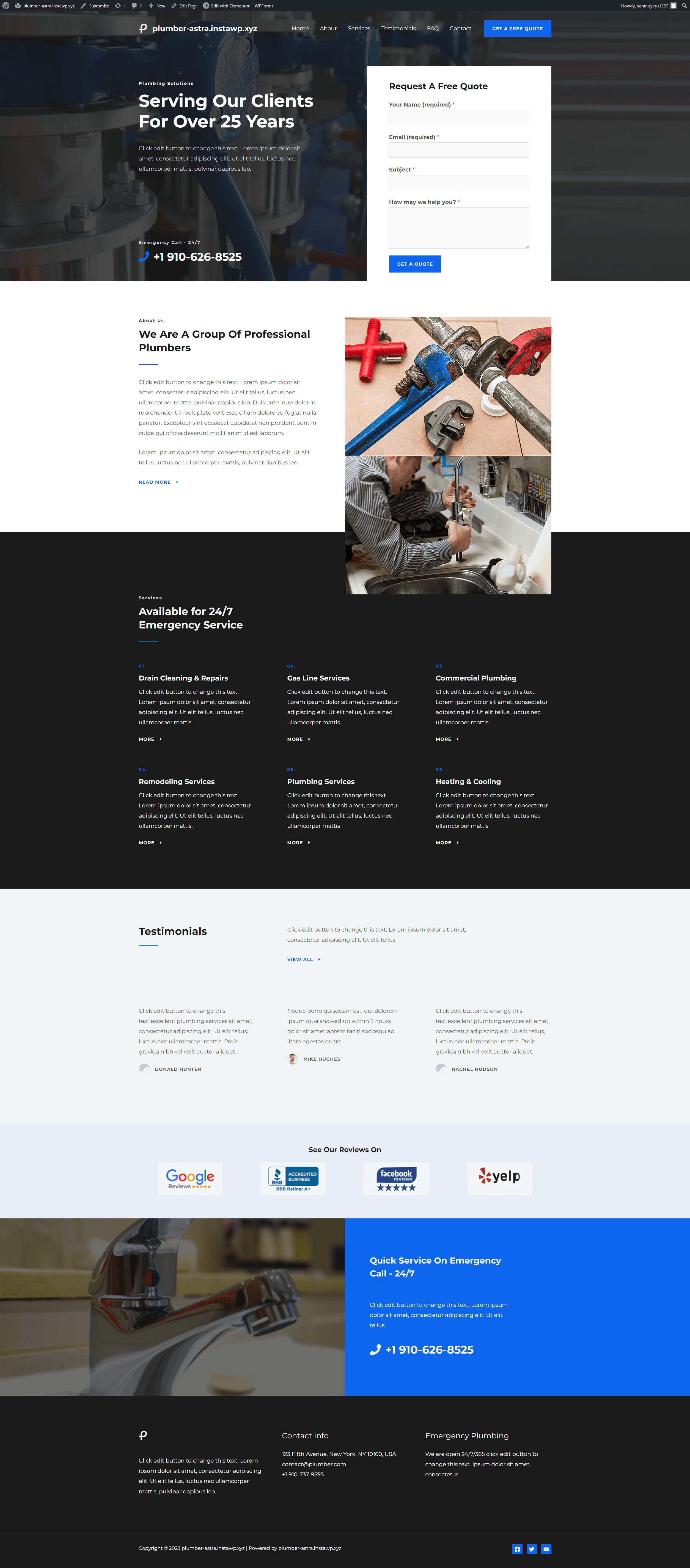 Plumber by Astra screenshot