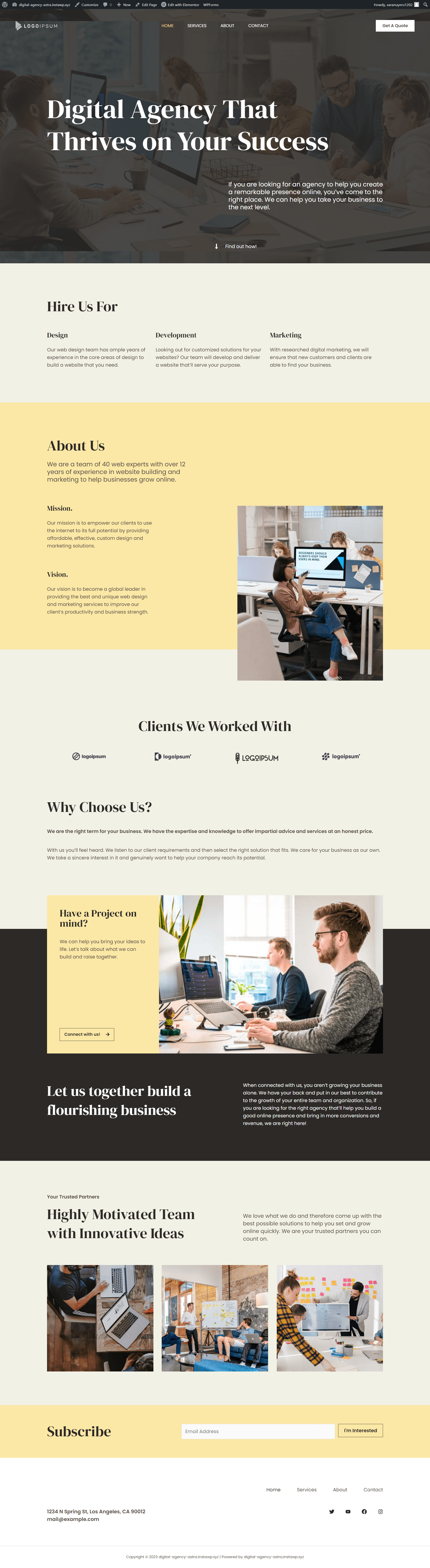 Digital Agency screenshot
