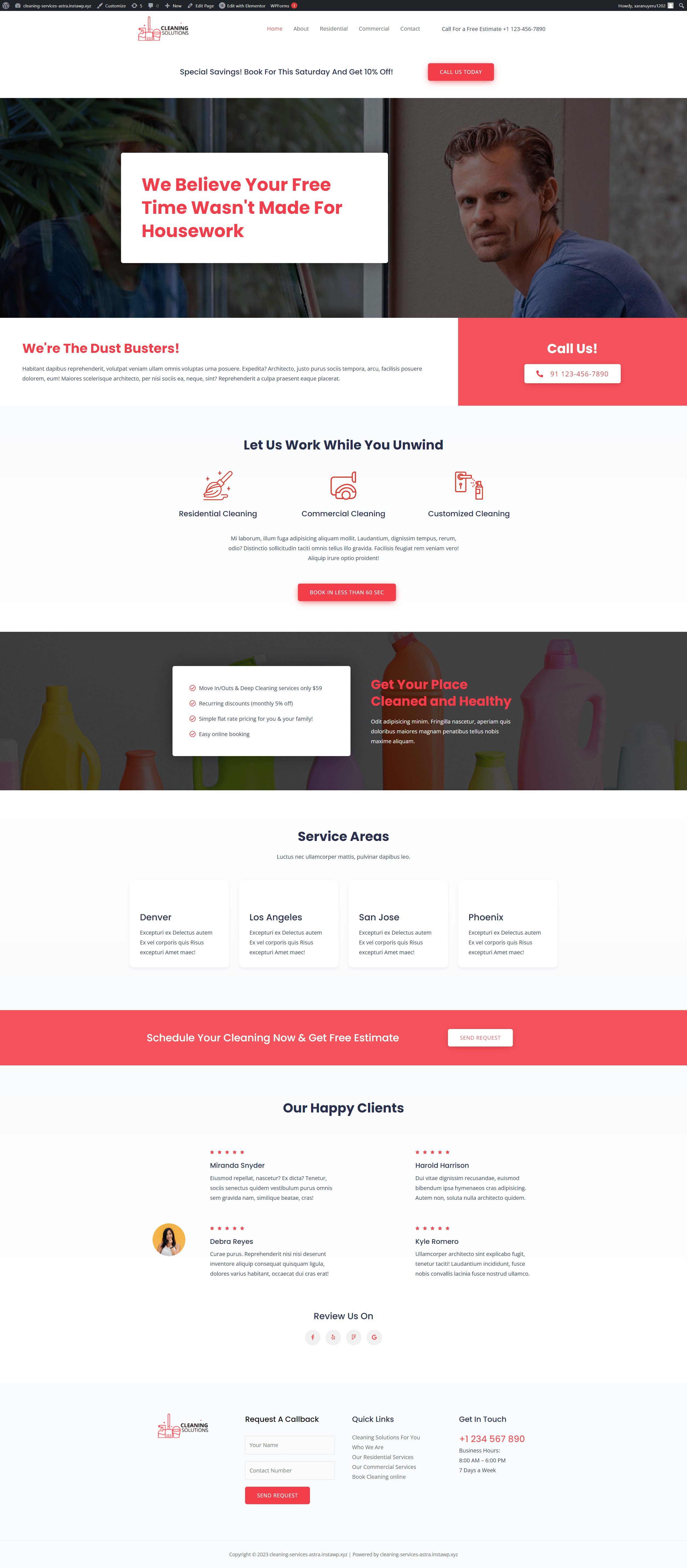 Cleaning Services screenshot