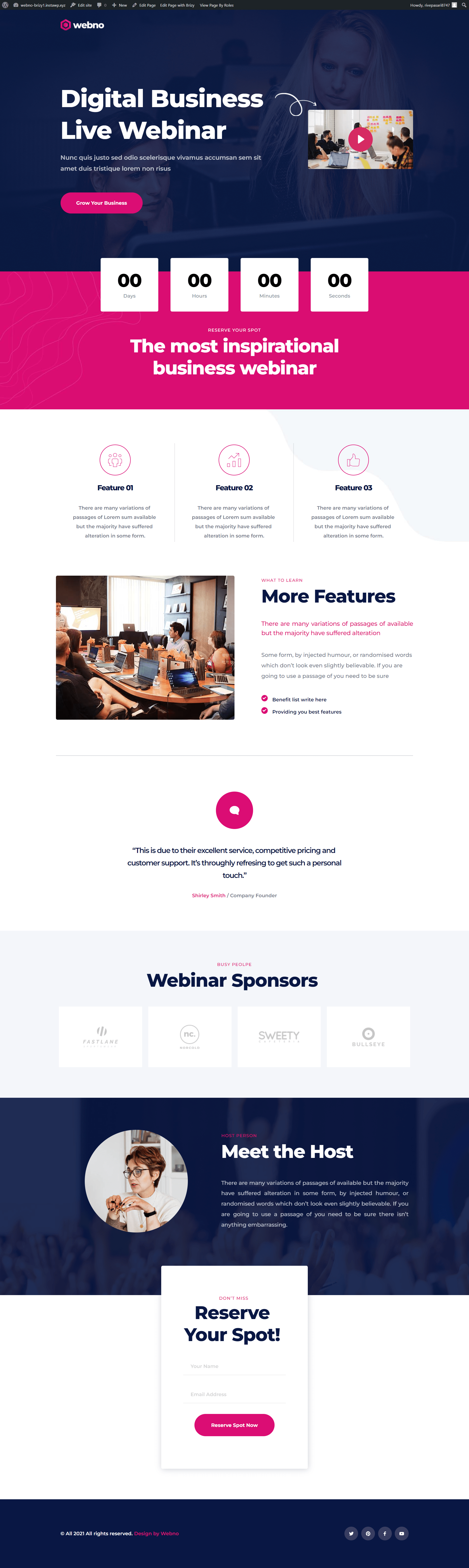 Webno screenshot